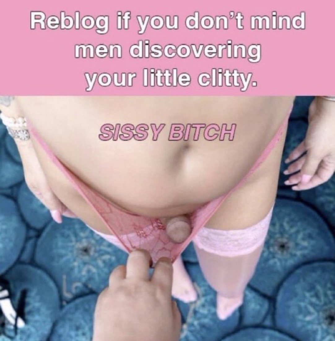 Goddessowyn's tweet photo. Reblog sissy https://t.co/eRxVUdnv1y