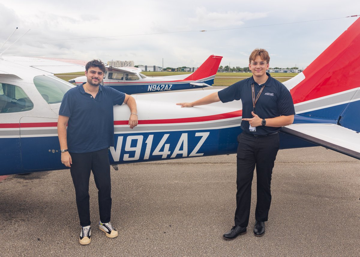 AviatorZone's tweet photo. There’s a unique moment in every pilot’s training when preparation meets confidence, and for David Suarez, that moment arrived with his FIRST SOLO flight.

#FirstSoloFlight #OrangeTail #AviatorZone #Pilot #Learning https://t.co/soNy43aukr