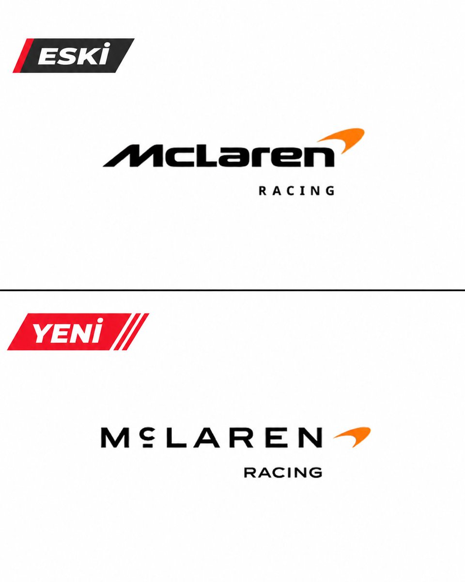 FormulaTurkiye's tweet photo. 🧡 McLaren, yeni logosunu tanıttı!

❓️ Nasıl buldunuz? https://t.co/l2qpCdi0NY
