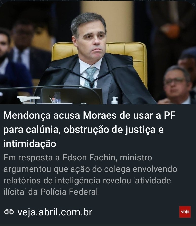 PauloMartins10's tweet photo. Moraes não tem condições de permanecer no STF. Além das acusações de Mendonça, há os inúmeras ilegalidades e abusos e ilegalidades conhecidas. Aliás, a questão não é sobre permanecer no tribunal, é sobre permanecer em liberdade. https://t.co/a6fgfqfVyr
