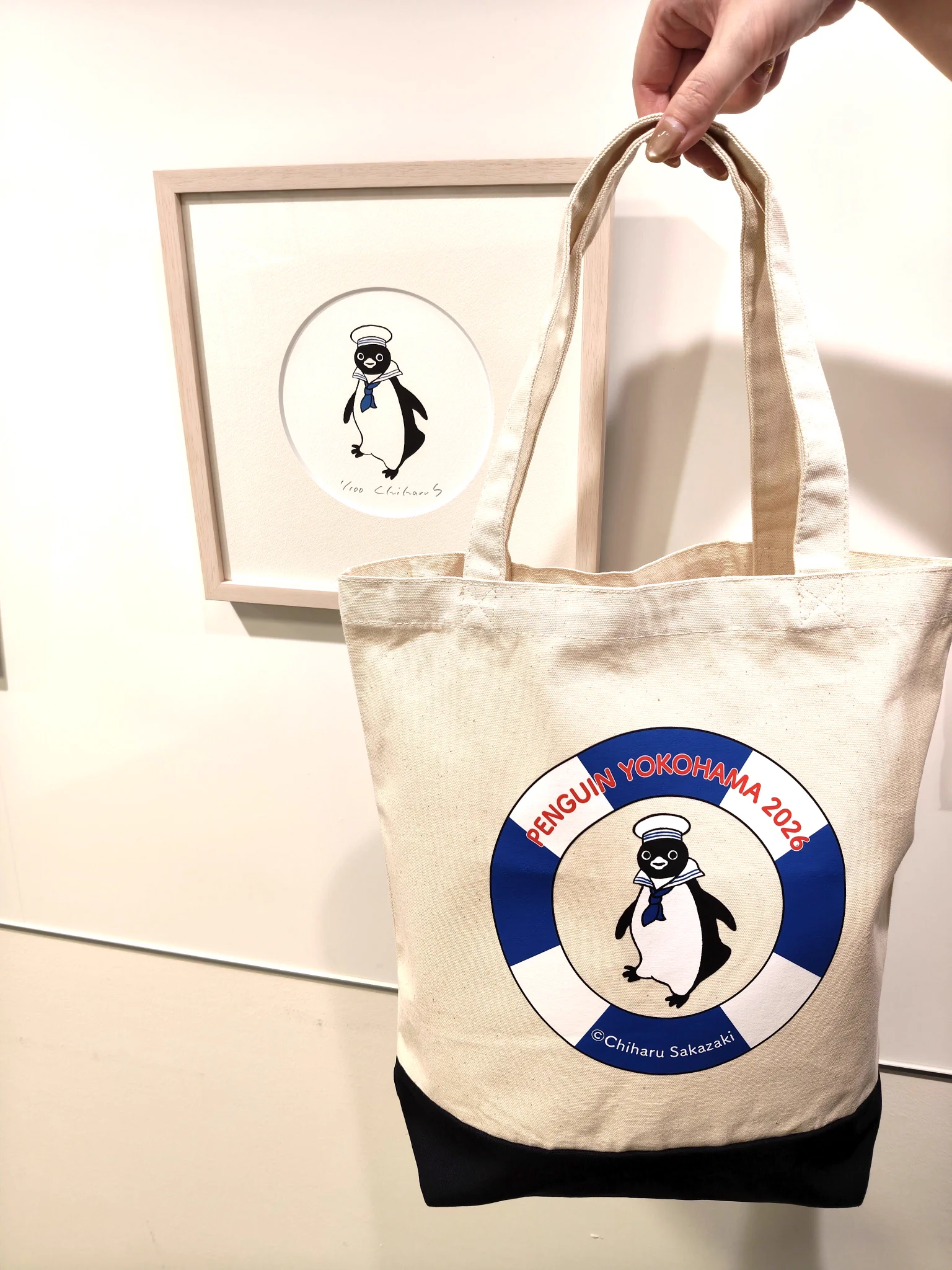 公式】初開催㊗️横浜髙島屋 坂崎千春 版画展『港のペンギン日和』9.23