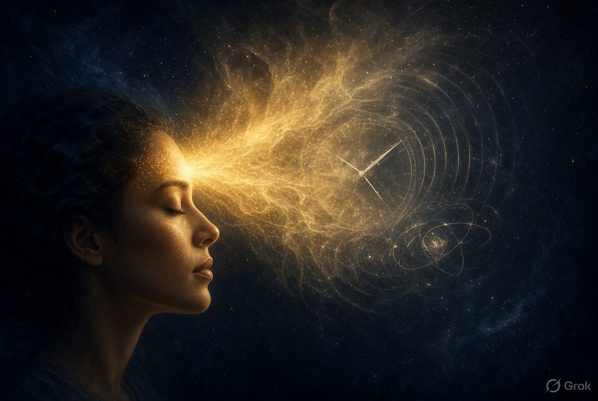 shabmigozarad's tweet photo. Do clocks explain what time is, or simply measure how one process changes relative to another?

If every process (atoms, planets, clocks, memories) sped up together what would that speeding up mean?

A short essay on why time may depend on something deeper: consciousness. https://t.co/ZRcrtFrlAw
