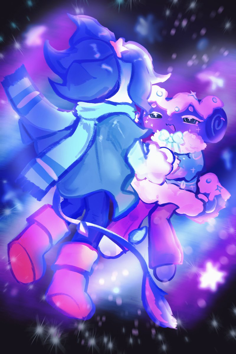 ilovefruitcake0's tweet photo. Dance in galaxy 🌌💫❄️

#cosmo #sprout #fruitcake #dandysworldart #dandysworld https://t.co/FceUp3zCmy