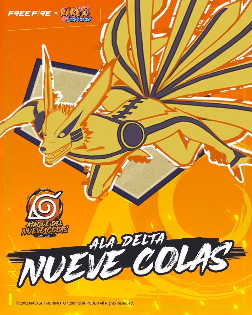 click_ecuador1's tweet photo. El poder del Nueve Colas también domina los cielos. 🦊🔥

Despliega el Ala Delta Nueve Colas y aterriza en la batalla con todo su poder. 🍥
#FreeFire #FFxNARUTOSHIPPUDEN

Pidelo aquí, somos #ClickEcuador tu mejor opción 0999812442 .👍 https://t.co/YtEiSXvoY5 https://t.co/P6JNs4qDox