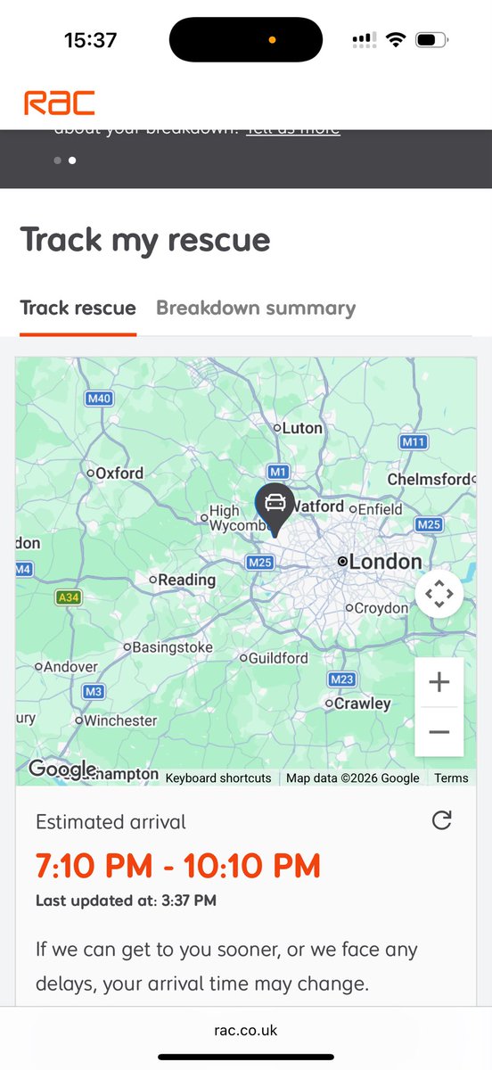 Rajini0207's tweet photo. @RAC_Care @TheRAC_UK Came up with another 8hrs delay such a shame https://t.co/NGafWW78S0