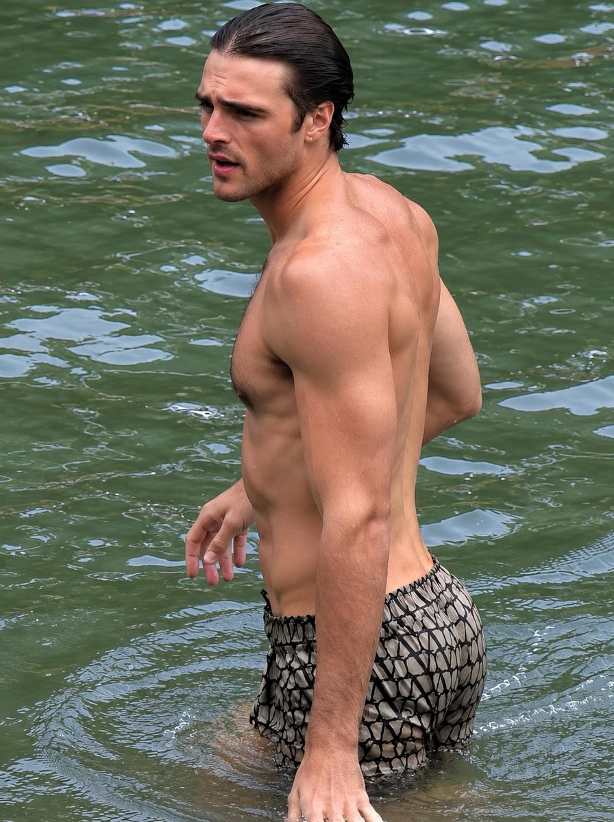 gladyzbabe's tweet photo. Shirtless Jacob Elordi Goes Surfing in His Short Shorts!... https://t.co/d2MMN1cv16