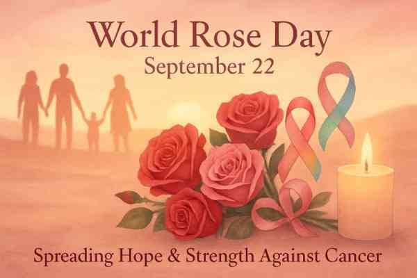 RoutLilun's tweet photo. #WorldRoseDay is observed on 22 September 2026 to support cancer patients with hope,and encouragement. It is an awareness day marked by cancer care communities, hospitals, support groups, and individuals who want to stand with people facing cancer with dignity https://t.co/x1QTxkIpo8