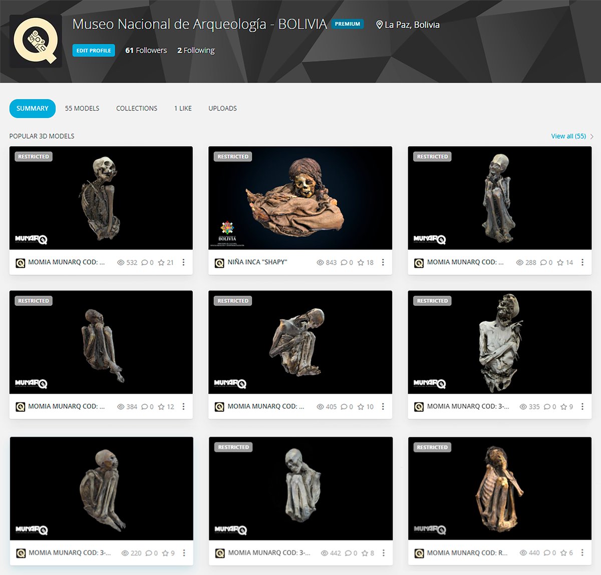 GuidoValverde_'s tweet photo. Digital archiving of pre-Columbian human remains from the National Museum of Archaeology (MUNARQ) in La Paz, Bolivia  #MUNARQ #Bolivia #Momias #Museo 🇧🇴
https://t.co/l9enaFNLQR https://t.co/94NYJLsQh5