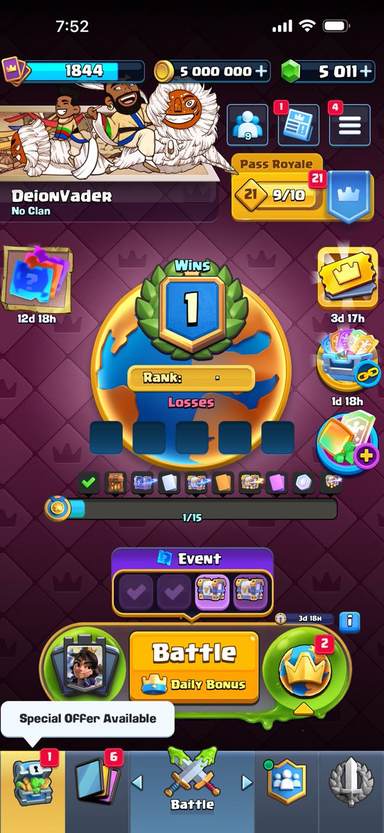 DeionVader's tweet photo. Waited 2 months for a proper global tournament and yall give us princess gambit?

@ClashRoyale @supercell @emilia_royale @donaldwsjr https://t.co/VAmssqVOgK