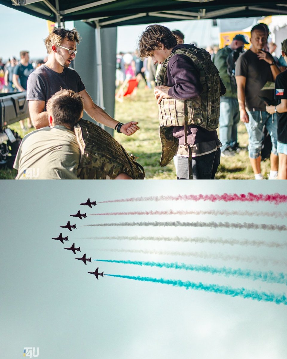 Team4Ukraine1's tweet photo. Menší ohlednutí za tím, jak naši dobrovolníci viděli a zažili Dny NATO! 🚁🫡
Děkujeme všem, kteří se stavili! ❤️👋
@JanLipavsky @makupka
#dnynato #team4ukraine #ukrajina #valka https://t.co/kcc0qjFkOM