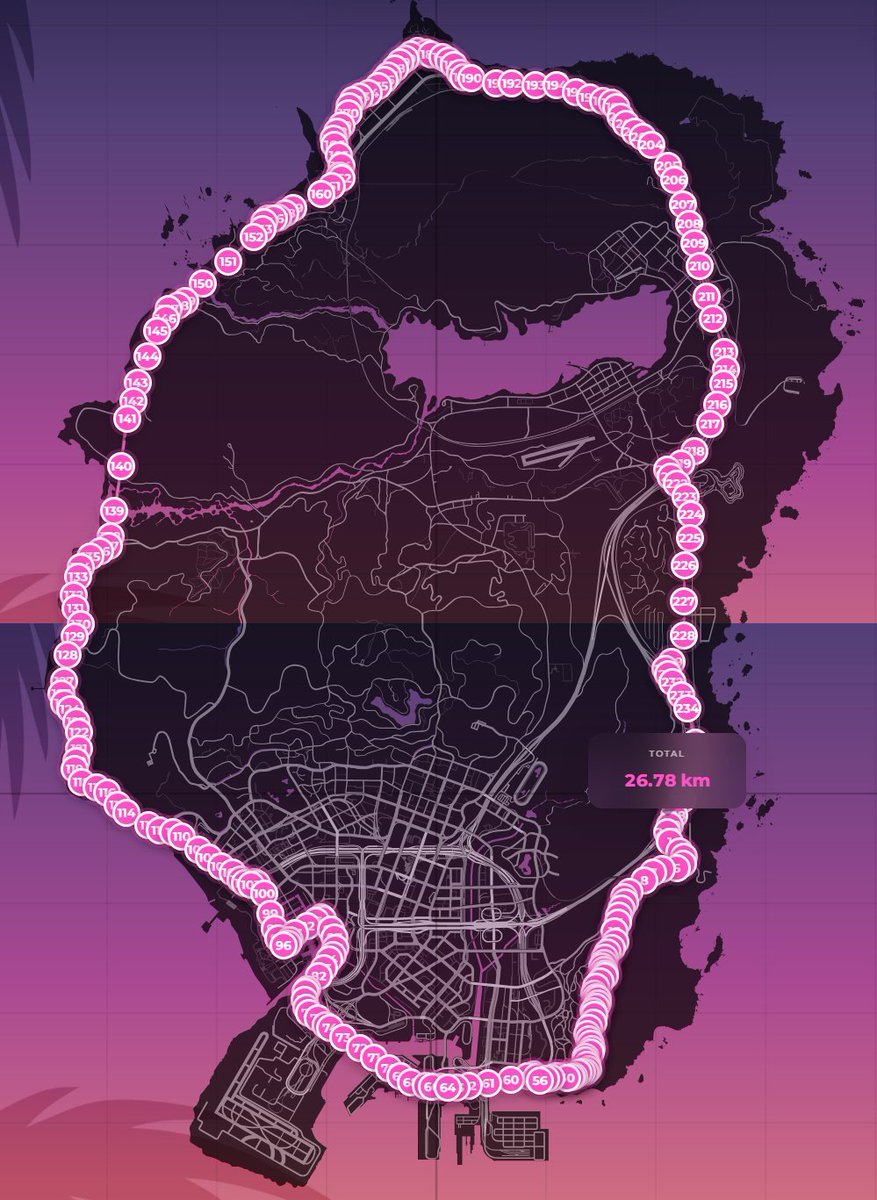 mathisFOR2's tweet photo. Here’s a real comparison of the GTA 5 vs GTA 6 maps 

The GTA 6 map is around 2.2x larger 🔥 https://t.co/Nb1HkYGyM2