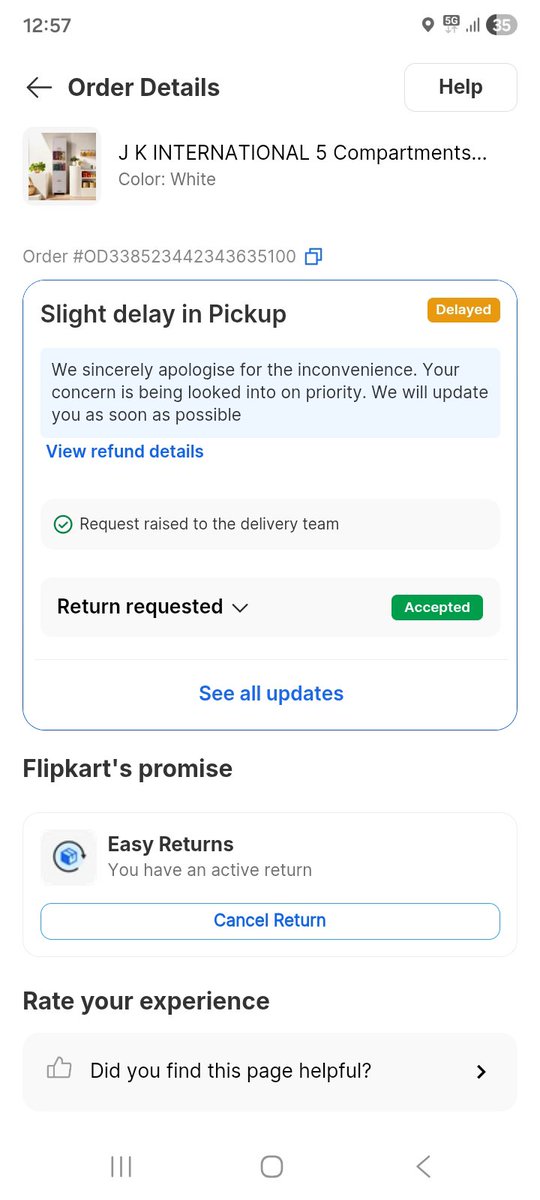 baaaaaaaaaaaaz's tweet photo. (1/4) Urgent Complaint – Failed Pickup Since 8 September 2024 &amp; Immediate Refund Required
I have been receiving messages from @Flipkart @flipkartsupport regarding the product pickup since 8th September 2024, but despite repeated assurances @jagograhakjago https://t.co/57m9w5W8yJ