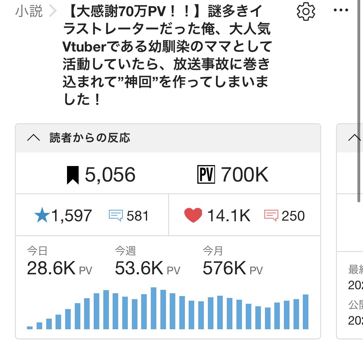 Muhu_kakuyomu's tweet photo. 70万突破大感謝🎉😭

色々大変なことばっかりですが、このまま頑張っていきます‼️

目指せ、100万〜(˶' ᵕ ' ˶) https://t.co/gD0jnoC2OG