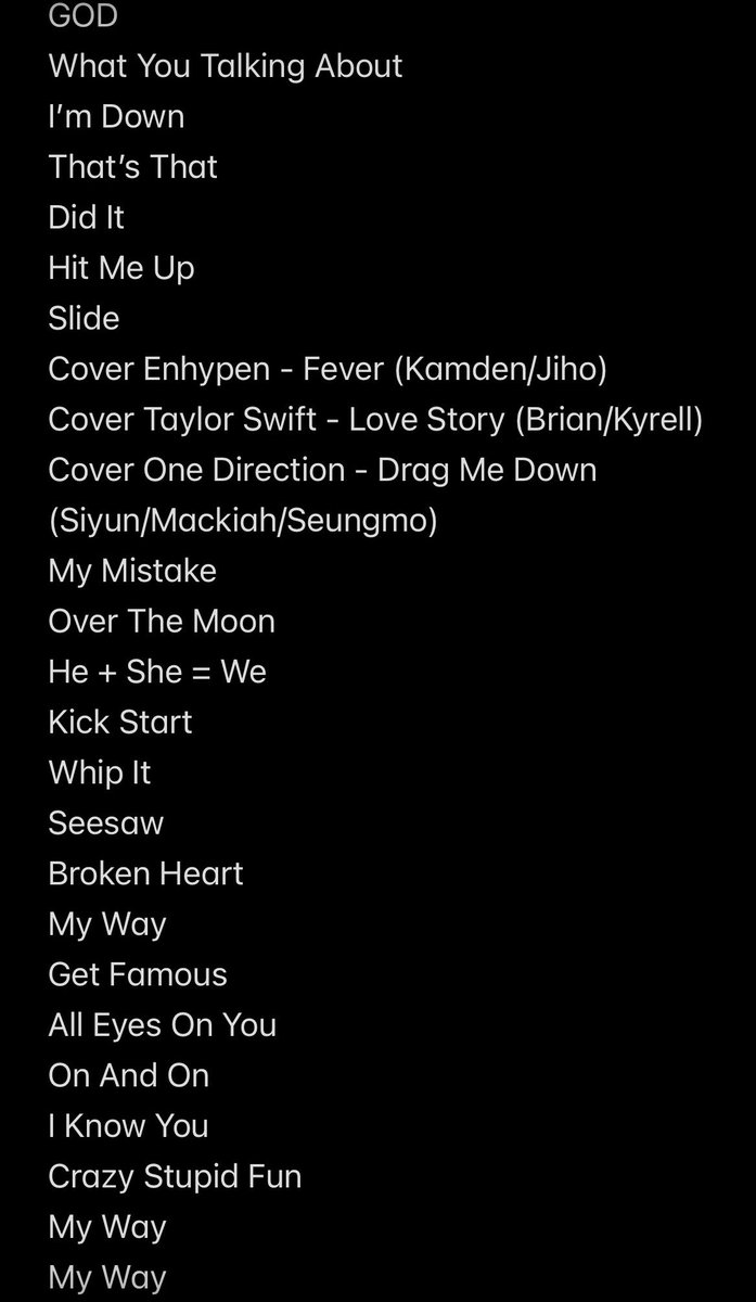 stay21hourz's tweet photo. AMPERS&amp;ONE
Born to Define in Paris, Setlist !

(If I made any mistake please tell me!!!)
#앰퍼샌드원 #AMPERSANDONE #Born_To_Define @_AMPERSANDONE_ https://t.co/b6temJhAts