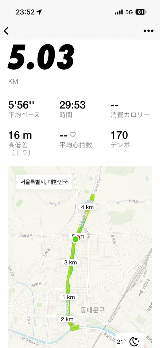mirsika2's tweet photo. ついに5キロで30分内突破！
ランニングは根性！そして列議！ https://t.co/08Kz0g1b4z