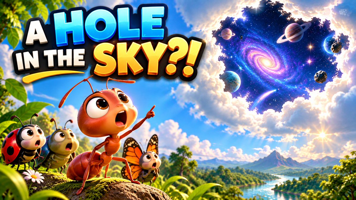 PaulVedant45748's tweet photo. The ANT Who Discovered a HOLE in the SKY! ๐โ๏ธ๐ฑ #kidslearning #cartoon #animation #kids The ANT Who Discovered a HOLE in the SKY! ๐โ๏ธ๐ฑ What if a tiny ant discovered a HOLE in the sky?! ๐ฑ๐ #InsectStories, #KidsAnimation, #FunnyStories, #OwlPowlTV
https://t.co/B0iYcDKhWq https://t.co/j2XXNOp99f