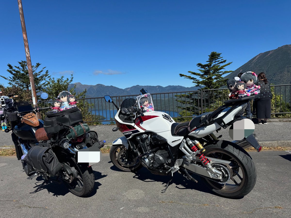 syachou08's tweet photo. 帰宅しました！
今回の走行距離は353.5km！
ツーリングしながら後ろから車が付いて来るという某どうでしょうみたいな感じでとても楽しかった！！

またやりたい💪 https://t.co/GjB7I21Q6r