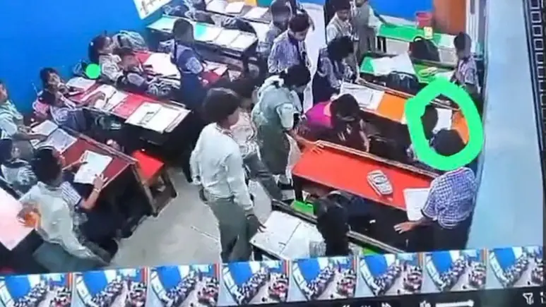 ndtv's tweet photo. Class 2 Student Collapses, Dies Moments After DJ Procession Crossed UP School
https://t.co/1SVEOCj2hy https://t.co/jXMSQP1STd
