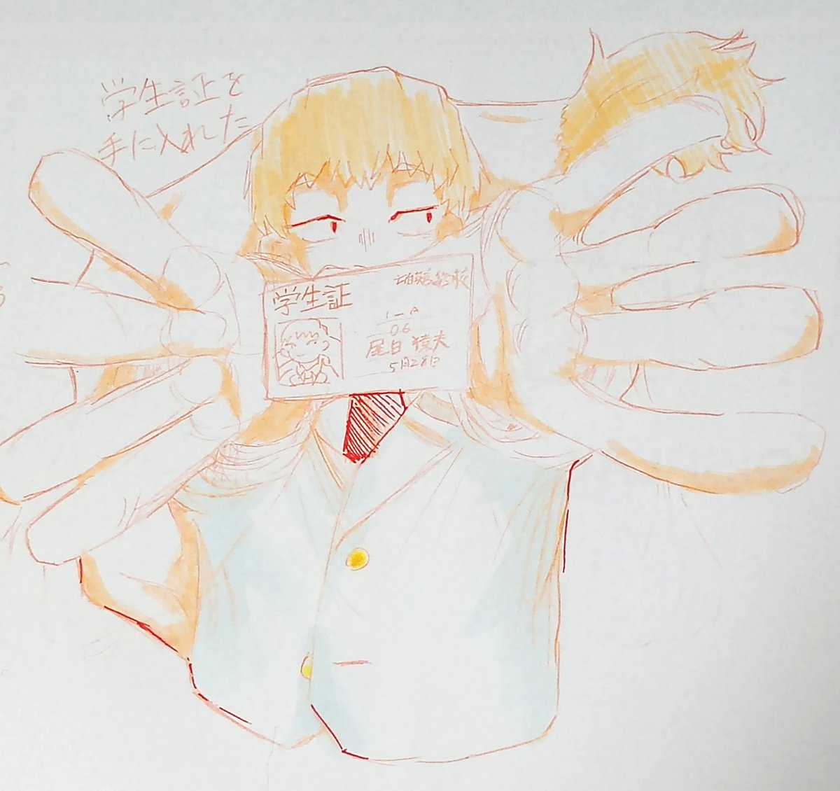 ads7g's tweet photo. ずっと裏紙に描いてる https://t.co/bsCrck9COa