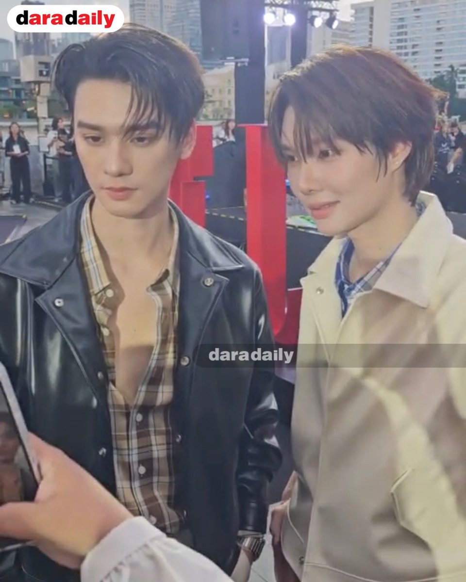 daradaily's tweet photo. มองเพลินไม่มีเบื่อเลยค้าบบบ “พี่เก่ง - น้องน้ำปิง” เนี่ยย   หล่อแพ็คคู่ (กันตลอดไปปปป) 😘😎🫶🏻

KNP ELLEFW26 PRESS
#EFW2026xKengNamping #เก่งน้ำปิง #KengNamping #daradaily #ดาราเดลี่ #ข่าวบันเทิง https://t.co/TbKvTQDZJ3