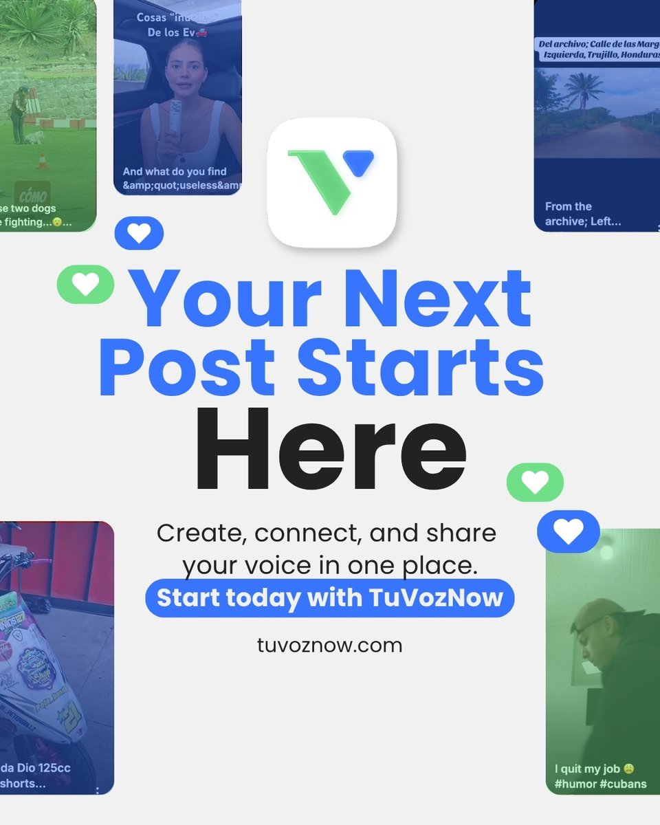 TuVozNow's tweet photo. Your next creative space starts here. 
Download the app and start creating today. 📱🔥 

#tuvoznow #download https://t.co/C1IUrUg0oz