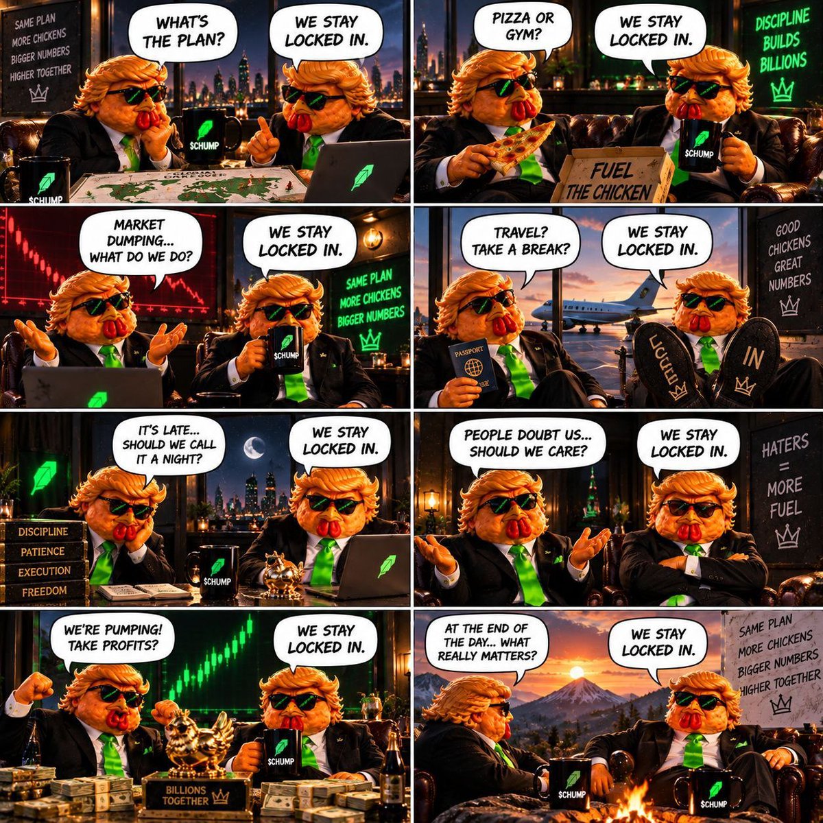 MegaLordX___'s tweet photo. The beauty of $CHUMP is that you understand the meme almost instantly. 

It has a memorable character, a simple name and a clear narrative that the community can easily turn into content. 

Underneath that, the fixed supply and 0/0 tax structure keep things straightforward. 

@ChumpCoinX