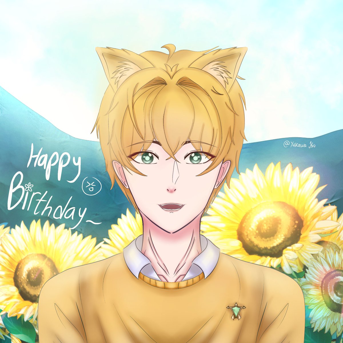 Yukawa_Kio88's tweet photo. Happy Birthday Alarichhh (>.<) 
Semoga di masa yang mendatang, akan ada banyak hal baik yang menantimu dan menyertai langkahmu dimanapun kamu berada yaa~  sehat selalu yaa, makasih banyakk udah Alarich Alberichh (>.<) you're so loved~ (1/2)

#RahajengWantiWarsaAl #MagicAlDay https://t.co/yp3vEsGn1i