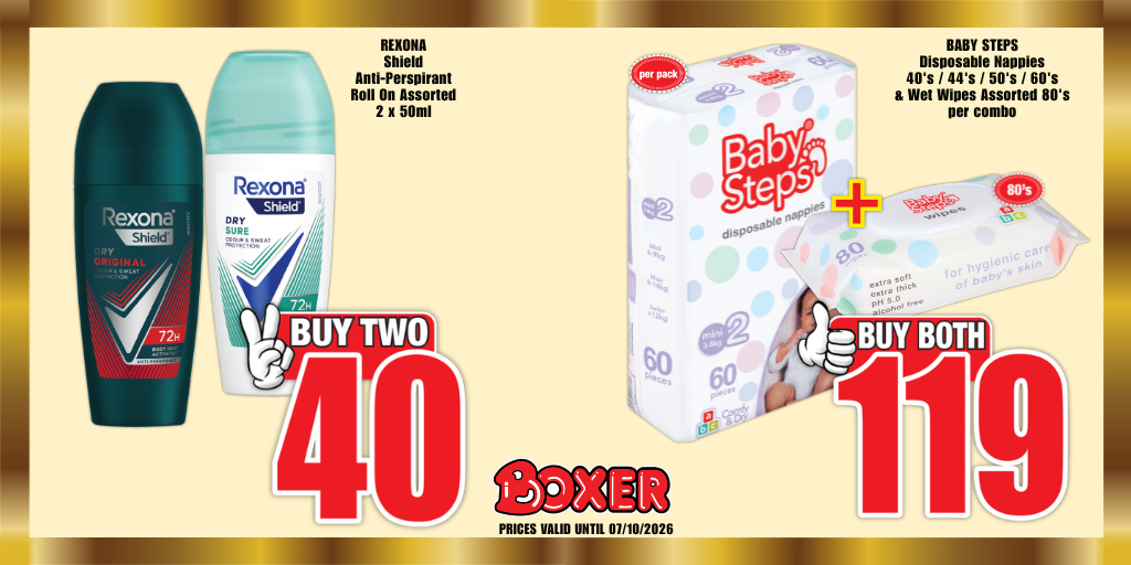 BoxerStores's tweet photo. Get 1GB FREE BoxerCom data when you shop! 🛍️
1️⃣ Spend R750+ on advertised products.
2️⃣ Swipe your Boxer Rewards Club Card.
Plus, buy 2 participating brands to enter to win your share of 3 MILLION in B Rewards! 🥳Data on BoxerCom SIM (SIM costs 99c).
#BoxerCom #BoxerStores https://t.co/aJDgM4ex5N