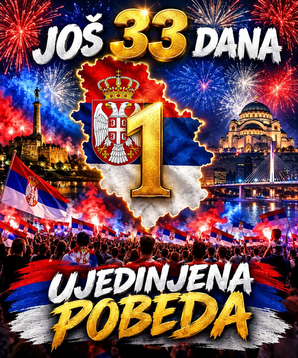 MilicaSimic882's tweet photo. UJEDINJENA SRBIJA JEDVA CEKA 25.OKTOBAR 🇷🇸🇷🇸🇷🇸🇷🇸

1️⃣‼️ https://t.co/MvQvx6jGeJ