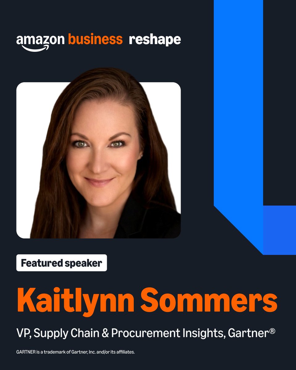 AmazonBusiness's tweet photo. Consider this your introduction to some of the voices taking the #ABReshape stage 🎤

Swipe to meet four leaders bringing perspectives across business, technology, procurement and supply chain to Reshape 2026.

See you in Nashville, October 27-28: https://t.co/IYQ9tMN1sS https://t.co/dr5XlojQtB