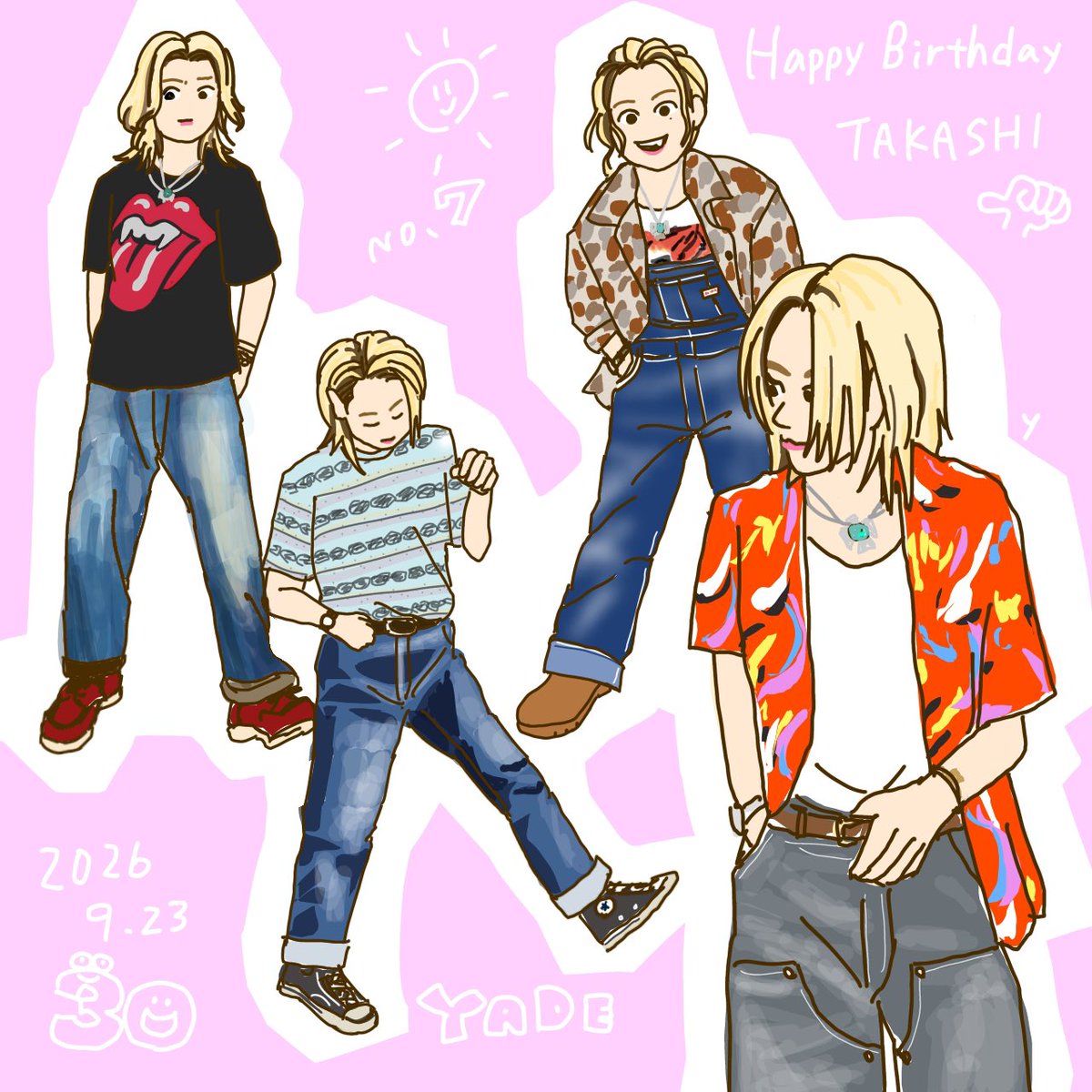YYWORLD278028's tweet photo. タカシくんお誕生日おめでとう☀️#HAPPY_TAKASHI_YADAY https://t.co/uXX9yETpNC