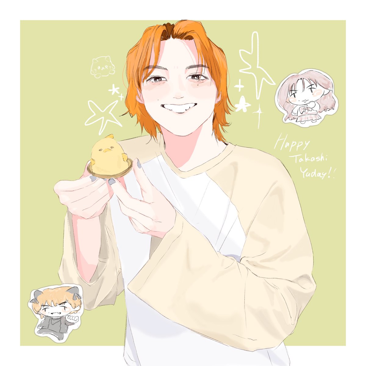 amenochi_banana's tweet photo. タカシくんお誕生日おめでとう！
また一年健やかに過ごせますように☀️
#HAPPY_TAKASHI_YADAY https://t.co/JtJHqey0z7