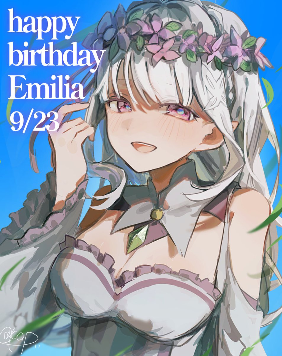 koppe_pan0831's tweet photo. HAPPY BIRTHDAY！！Emilia！💐

#エミリア生誕祭2026
#エミリア誕生日2026 https://t.co/H4a3mxxkdk