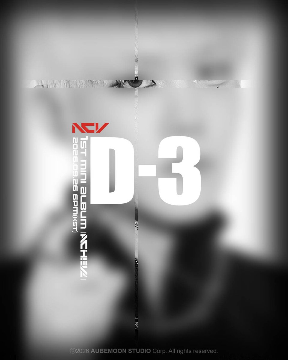 nchiveofficial's tweet photo. 📣D-3📣

NCV 1st Mini Album [ACHIEVE]

🌎 2026.09.26. 6PM (KST) 

#NCV #NCHIVE #엔카이브
#NCV_ACHIEVE
#NCV_INCEPTION_터져 https://t.co/LXTgXjDoag