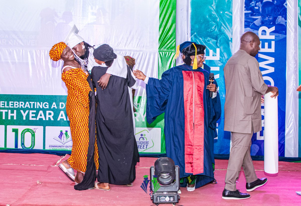 coec_ng's tweet photo. And finally, the biggest surprise! 🎓 Kubai Precious received a full university scholarship for any course of her choice—a powerful reaffirmation of COEC’s commitment to quality education for all, regardless of location. ❤️

#COEC10Years #FirstGraduation https://t.co/CJqwb8zXnQ