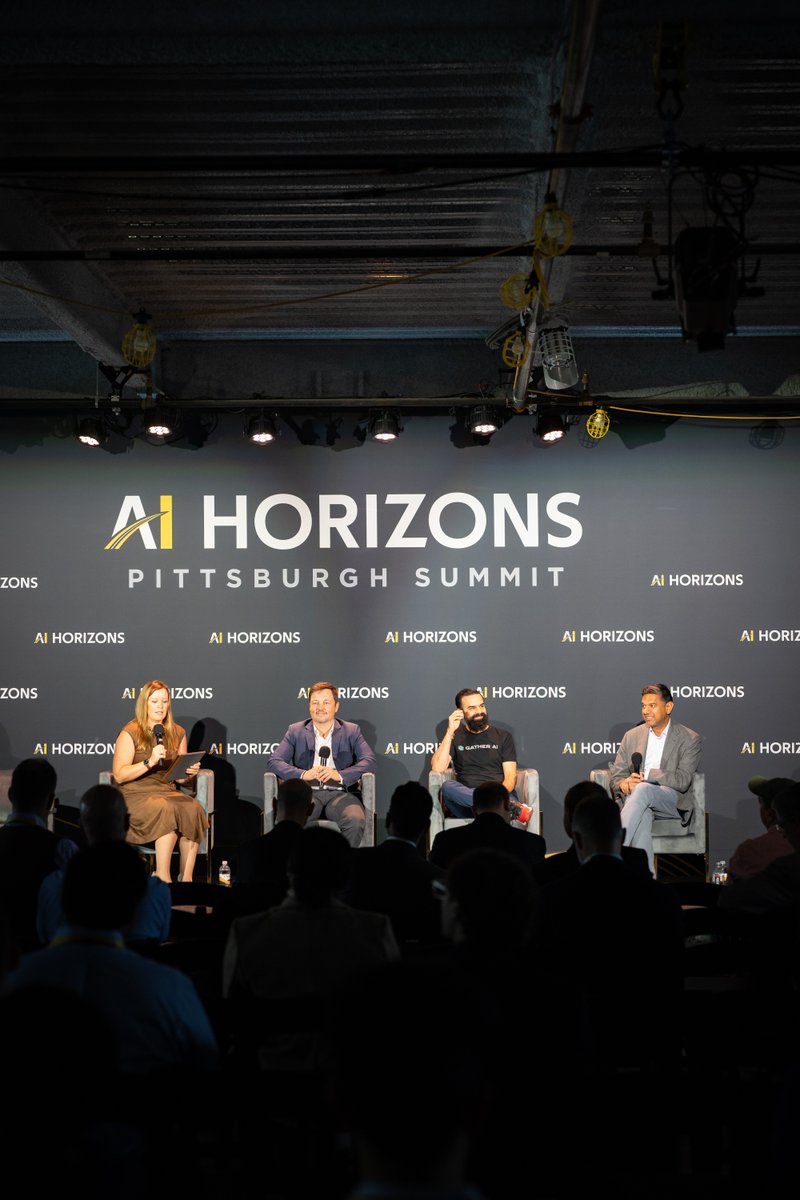 gather_ai's tweet photo. When every company has access to AI, what gives a business a lasting advantage?

Last week, our CEO Sankalp Arora joined AI Horizons Pittsburgh for “Build to Win: Creating a Company AI Can’t Disrupt,” alongside Gaurab Bansal, Lindsay Fairman and James Gillespie.

The panel focused on how companies can move beyond simply using AI to build businesses ready to compete in an AI-native economy.

At Gather AI, we’re focused on what that means for logistics: helping warehouse teams understand what’s happening on the floor and make better decisions with Physical AI.

Thanks to AI Horizons and our fellow panelists for bringing this conversation to Pittsburgh!