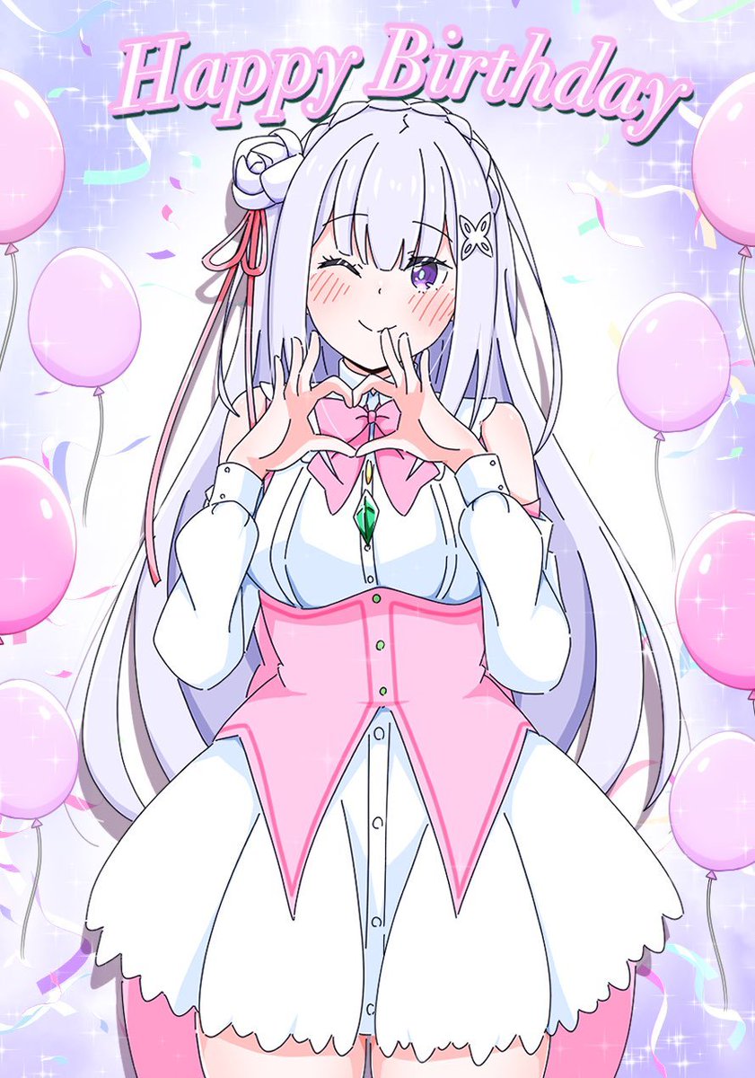 kaedemarine's tweet photo. 2枚目

改めましてエミリアたんお誕生日おめでとうございます！
これからもたくさん描いて応援します！！

#エミリア生誕祭2026 https://t.co/F1v8AobVeO