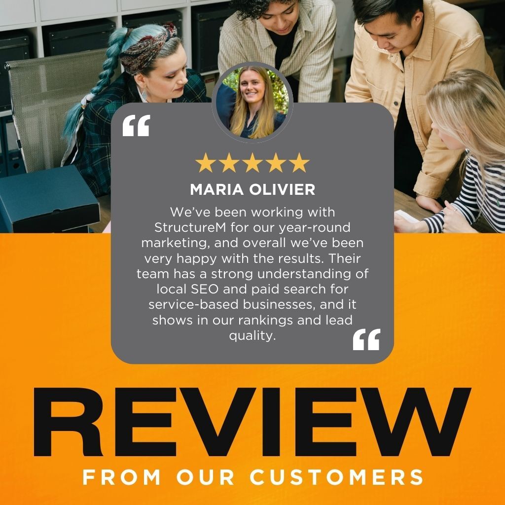 StructureM's tweet photo. We think our clients are the best! Check out one of our latest reviews! https://t.co/eeIF2vOmCR