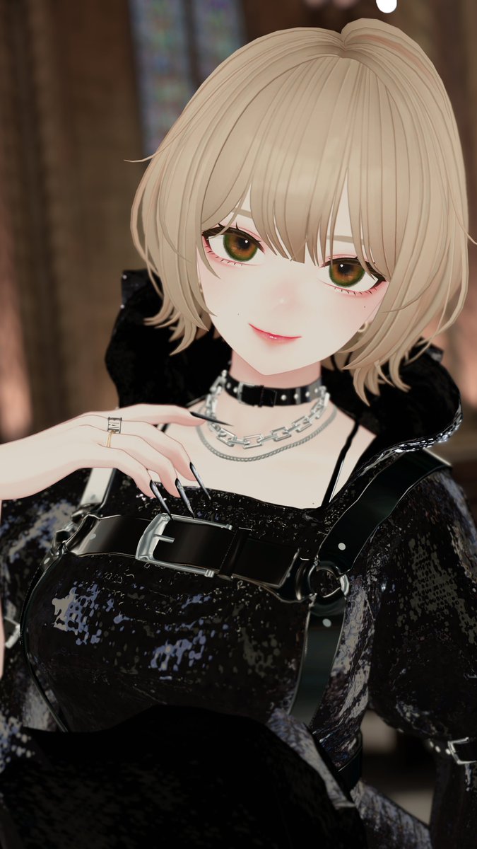 mk1_8km's tweet photo. おはミキ☀

#Bitterinvite3d 新作 #PR
『Gleamveil』

首元のチョーカーやネックレスも可愛いよ💖
あとネイル無料配布は今日まで！ちゃんと受け取ったかな？✨ https://t.co/X9RXV0v061