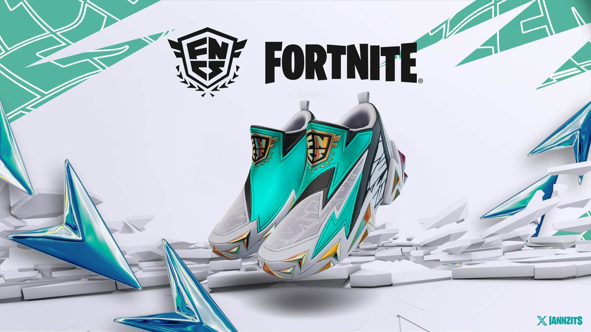 iannzits's tweet photo. 🏆 O calçado Tênis das Lendas estará disponível nos Drops da Twitch para todos que assistirem às transmissões do Fortnite no Campeonato Global da FNCS 2026 neste fim de semana, entre 26 e 27 de setembro, a partir das 11h BRT.

Avisarei quando os Drops forem habilitados!