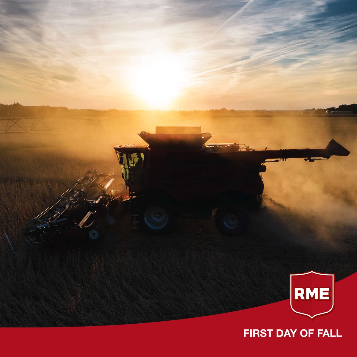RMEHQ's tweet photo. 🍂 Happy First Day of Fall!
Fall is here, and harvest is well underway across the Prairies. Wishing all of our producers a safe and successful season.
From all of us at RME, we’re proud to be Right By You through harvest and every season. 🌾
#RME #RightByYou #Harvest2026 #FirstDayOfFall #PrairieFarming #CanadianFarming