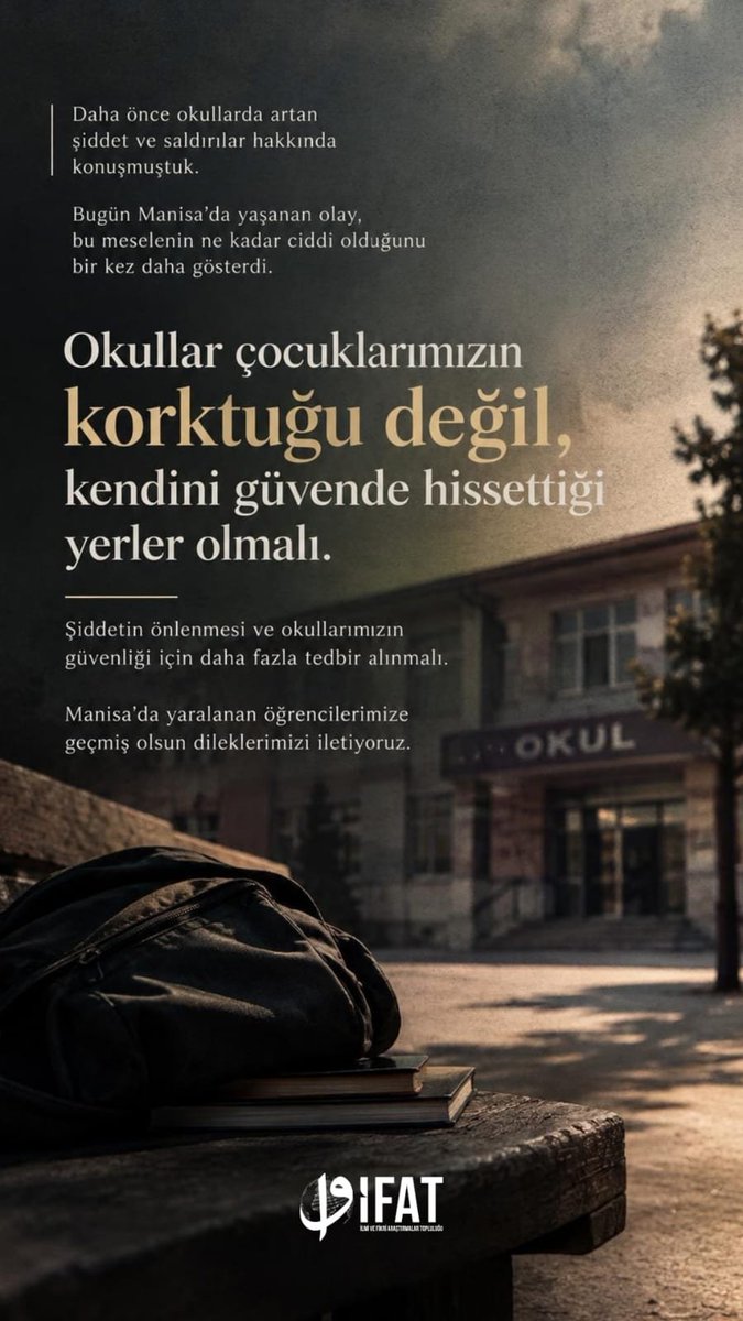 omu_ifat's tweet photo. #Manisa #SONDAKİKA #OkulGüvenliği #okulsaldırısı https://t.co/gWcmChsUQN
