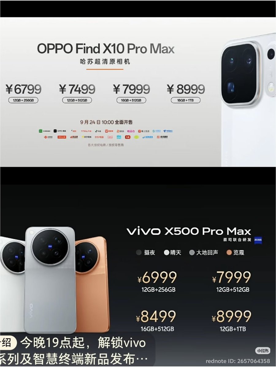 BabuBahlerao's tweet photo. OPPO Find vs. vivo X500: Price Comparison π±π°
#yourgotoguideforpickingthep... #mobilesharing #androidphone #techscoop #oppo #vivo https://t.co/uGo8duLkya