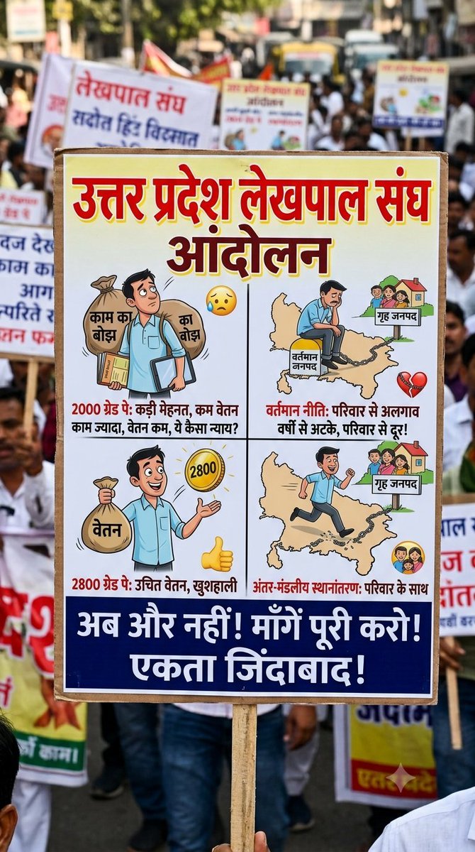 SrDinesh07's tweet photo. #लेखपाल_की_जायज_मांगे 
@CMOfficeUP https://t.co/dtZl5vu299