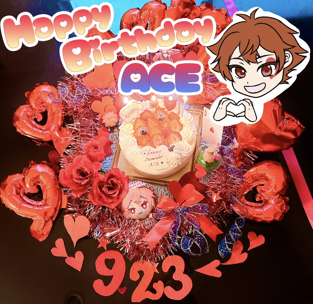 maicching33's tweet photo. エースお誕生日おめでと〜‼️‼️🎈🎂🎉✨✨✨

#エース・トラッポラ生誕祭2026
#エース・トラッポラ誕生祭2026 https://t.co/2DYKt2ad34
