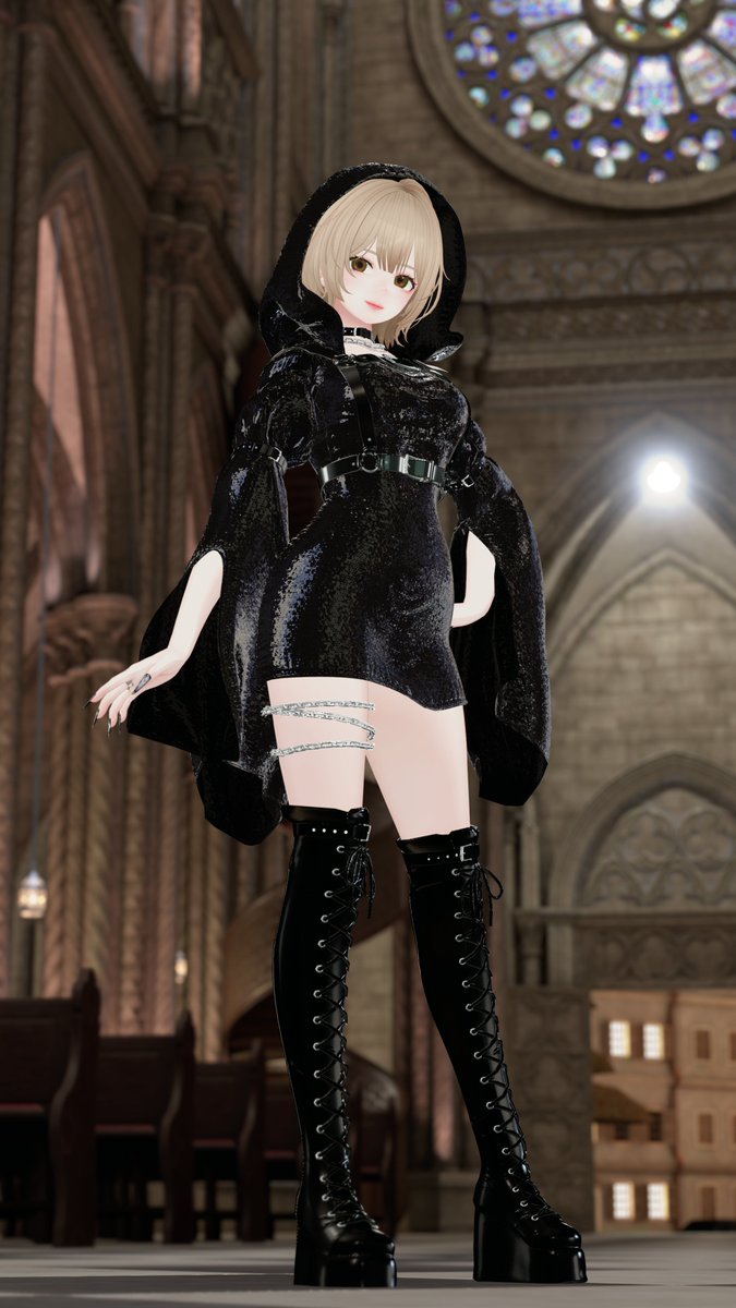 mk1_8km's tweet photo. おはミキ☀

#Bitterinvite3d 新作 #PR
『Gleamveil』

ウェッジソールに編み上げのブーツも可愛いからみて～！！💖 https://t.co/S5lsQbav07