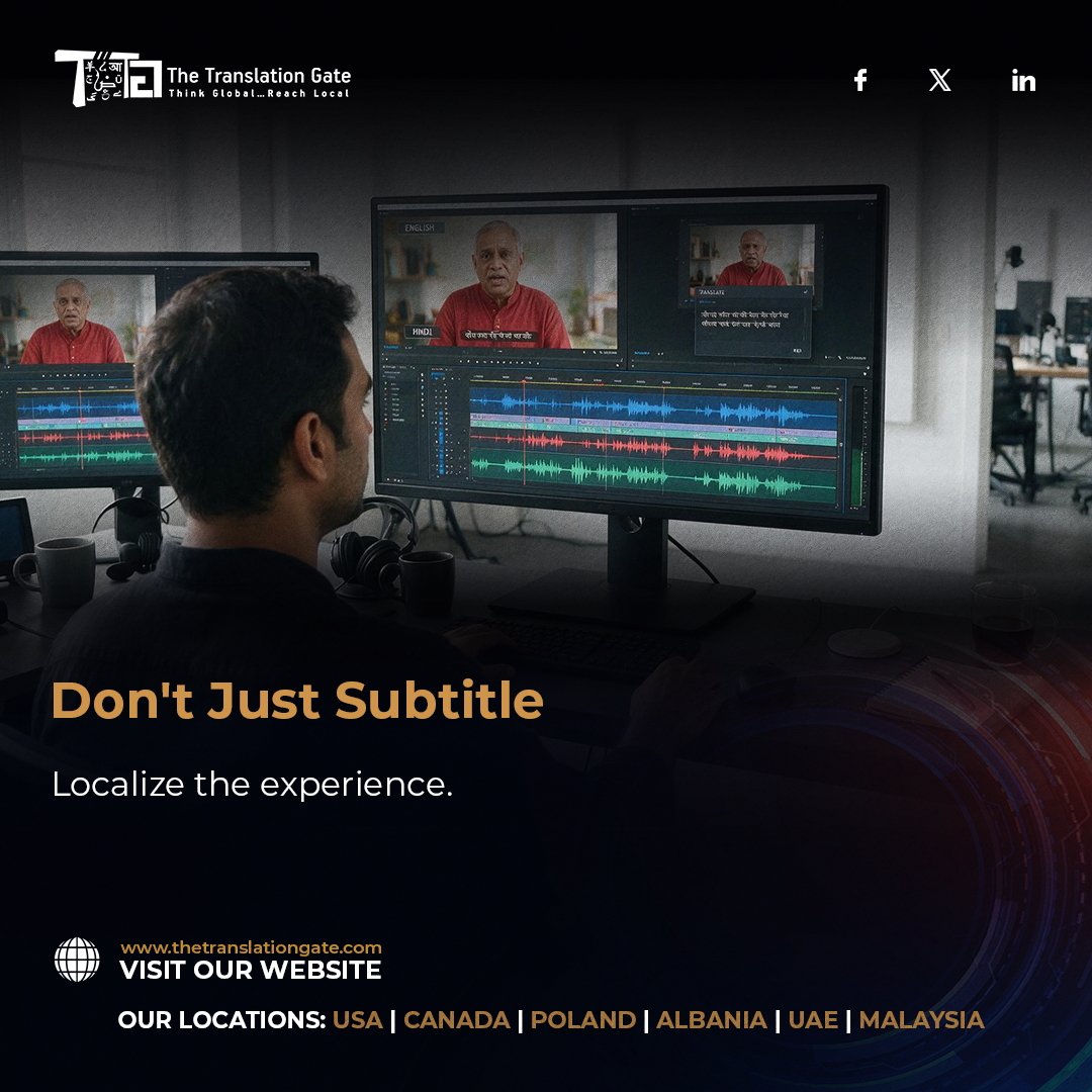 TranslationGate's tweet photo. Great content deserves a global audience. Professional subtitles, voice-over, and multimedia localization help your message connect naturally in every market.

Make your content global-ready: https://t.co/dJow8bEw35

#TheTranslationGate #MultimediaLocalization #VideoLocalization https://t.co/SiIOcR2Xmg