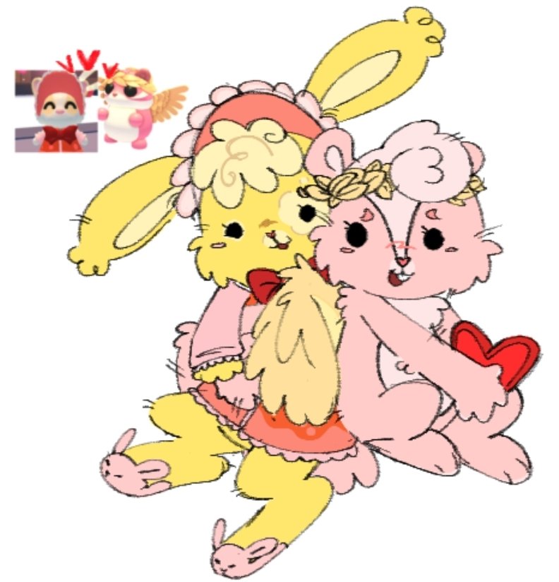 Spr1nglockzz's tweet photo. Really old drawing based on adopt me pets #htf #happytreefriends https://t.co/gkmNNOEZZI