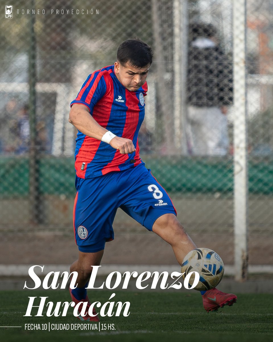 SanLorenzo's tweet photo. #Reserva ¡Juegan los pibes! 💙❤️

Esta tarde, a partir de las 15 horas, la Reserva de #SanLorenzo enfrentará a Huracán en Ciudad Deportiva, por la décima fecha del #TorneoProyección. 

🚗 Estacionamiento: socios/as $6.000 - invitados/as $20.000.
📺 Mirá el partido en vivo por https://t.co/G7yPhPfgmY

¡Vamos con todo, Ciclón! 💪🏻