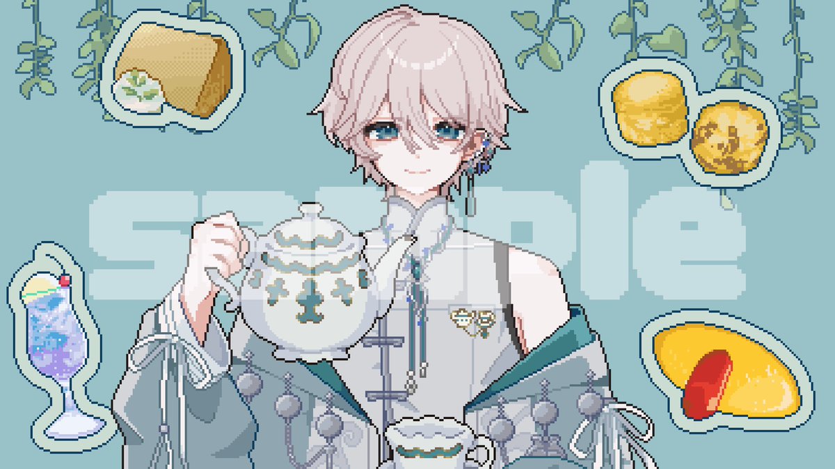 curemoto_dot's tweet photo. ［お仕事］
でる汰様（@Deluta_IV ）のOP/EDアニメーションを制作させていただきました！
デビュー＆お誕生日おめでとうございます🍃☕️
#でる汰ーと https://t.co/f6XOxc6oZB